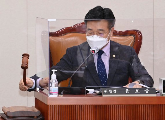 윤호중 국회 법제사법위원장. © News1 성동훈 기자 /사진=뉴스1