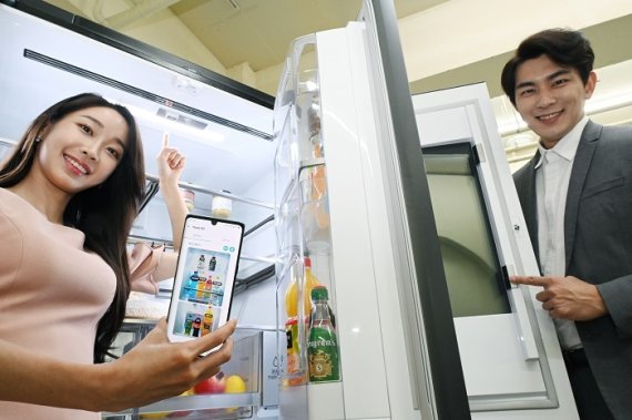 LG전자 디오스 스마트 얼음정수기.(LG전자 제공)© 뉴스1