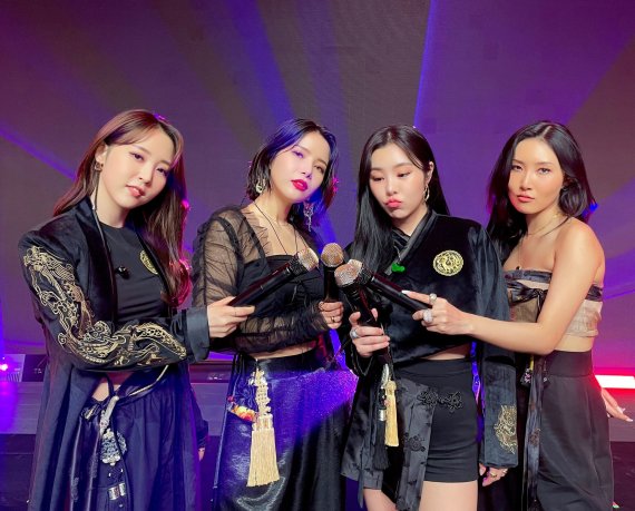 [서울=뉴시스]그룹 '마마무'. (사진=RBW 제공) 2021.03.30. photo@newsis.com