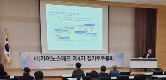 카이노스메드 “글로벌 진출 기반 마련…기업가치 극대화”