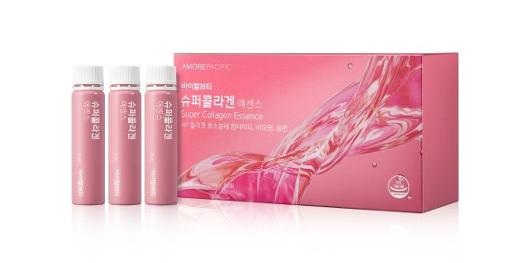 [서울=뉴시스]아모레퍼시픽 '바이탈뷰티'의 '슈퍼콜라겐 에센스'