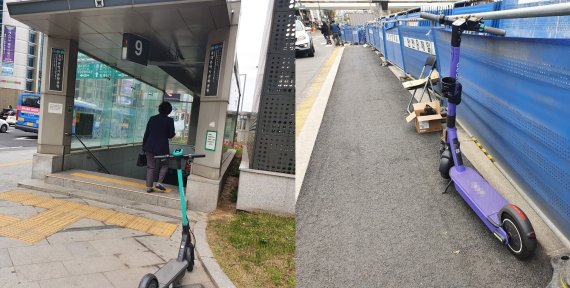'거리 흉물'로 변한 전동킥보드, 단속 안합니까?