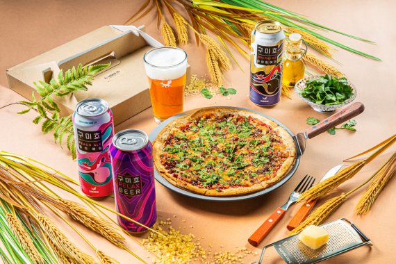 카브루, 수제맥주 부산물로 만든 '맥주박 피자' 출시