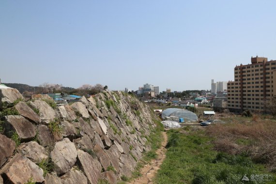 울산 울주군 서생면 서생포 왜성과 성곽 주변 모습. 임진왜란 당시 일본군에 의해 축조된 서생포 왜성은 울산시의 문화재 자료로 지정돼 있다. 최근 이곳에서 200m 떨어진 곳에 단독주택을 지으려다 문화재 경관을 헤친다는 이유로 신축허가 신청이 반려돼 논란이 일고 있다. /사진=울산시 제공