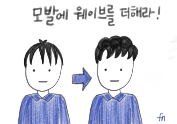 탈모 가려주는 헤어 스타일링-웨이브를 더해라