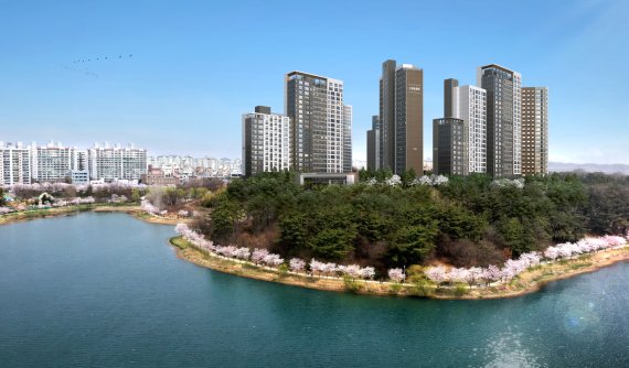 <HDC현대산업개발, ‘군산 호수공원 아이파크’ 투시도>