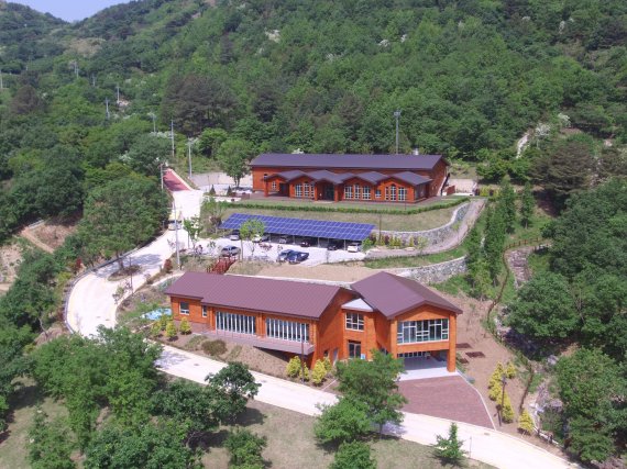 [창원=뉴시스] 2022년 개장 예정인 진주시 월아산 우드랜드.