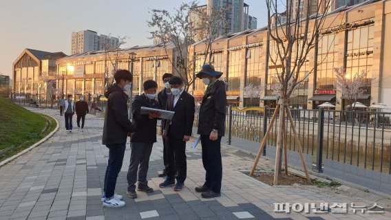 이석범 김포시 부시장 한강중앙공원(라베니체) 로드체크. 사진제공=김포시