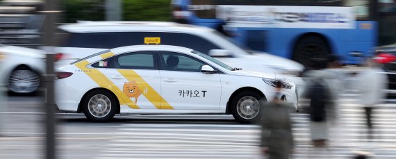 '카카오T 유료화 반대' 택시4단체 TF, 청와대·국회 앞 1인 시위