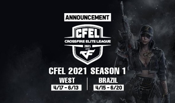 크로스파이어 글로벌 프로리그 'CFEL 2021' 시즌1 개막 이미지. 스마일게이트 제공