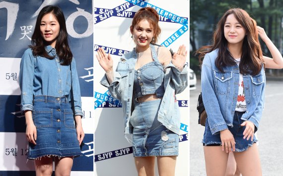 한예리(왼쪽부터), 전소미, 구구단 세정. © 뉴스1