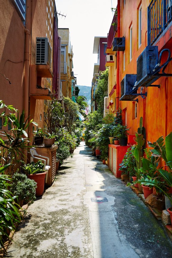 섹오 빌리지의 골목 풍경. 홍콩관광청 제공