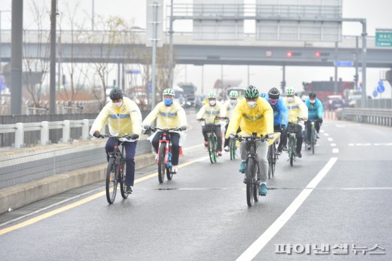 세월호 참사 7주기 기억 ‘안산 4.16 자전거 대장정’. 사진제공=안산시