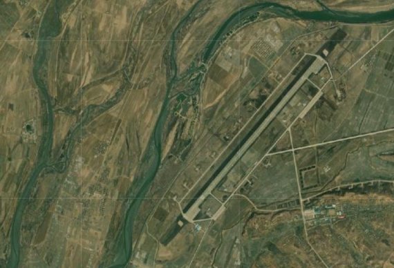 북한 평안북도 의주비행장 위성사진. 뉴스1 제공