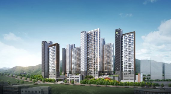[학곡지구 모아엘가 그랑데 투시도]