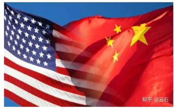 미국과 중국 국기. 바이두뉴스 캡쳐