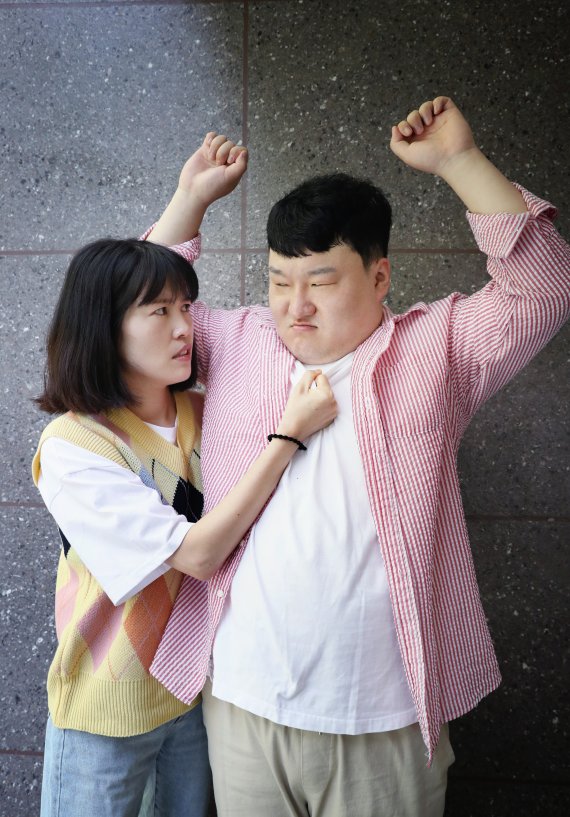개그맨 부부 배정근 김단하(왼쪽) © News1 권현진 기자