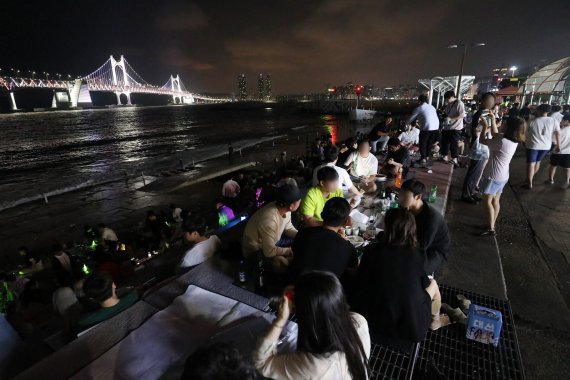 부산 수영구 민락수변공원. 2019.7.7 /뉴스1 © News1 여주연 기자