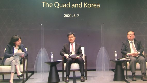 미국·인도·일본·호주로 구성된 4개국 협의체 '쿼드(Quad)'와 한국이라는 주제로 7일 최종현학술원은 글로벌 웹 토론회를 개최했다.