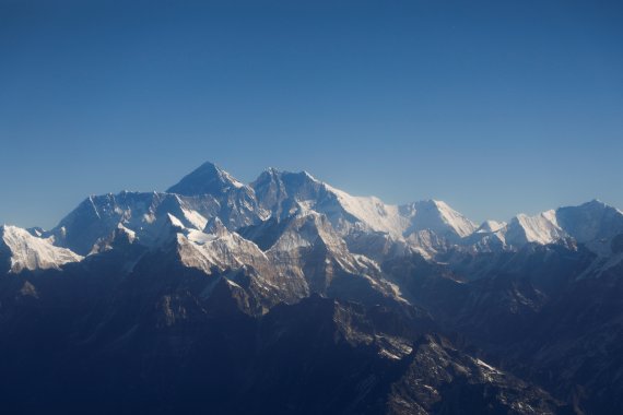 지난해 1월15일(현지시간) 촬영된 세계 최고봉 에베레스트산. 로이터뉴스1