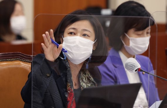 [서울=뉴시스]김진아 기자 = 황보승희 국민의힘 의원. (공동취재사진) 2020.10.23. photo@newsis.com /사진=뉴시스