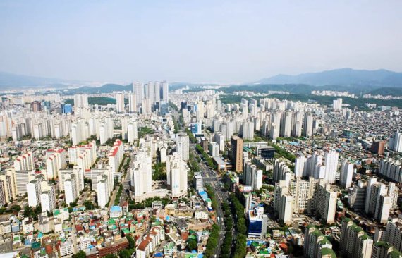 대구 수성구 아파트 밀집지역.(대구시 제공) © 뉴스1