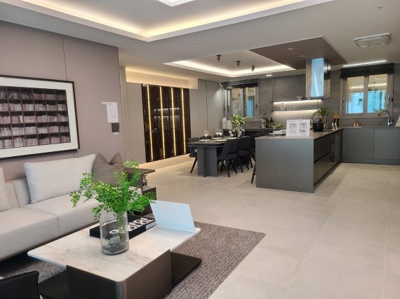 오포자이 디 오브 견본주택 유니트 내부.© 뉴스1