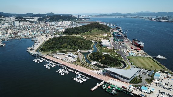 목포 삼학도 전경