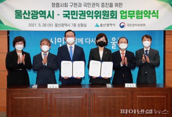공익신고 활성화, 울산시 - 국민권익위원회 업무협약