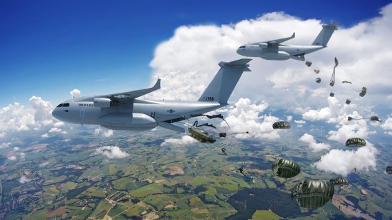 군용수송기 및 특수목적기 가상개념도(한국항공우주산업 제공)© 뉴스1