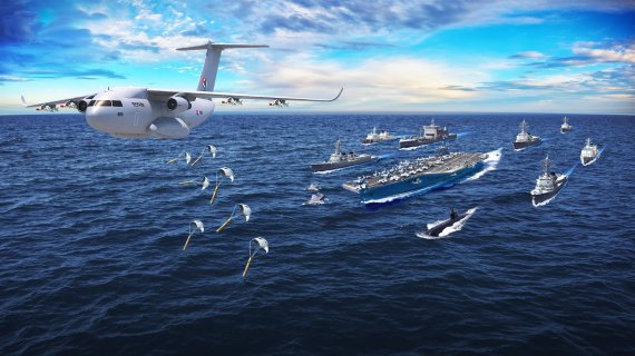 군용수송기 및 특수목적기 가상개념도(한국항공우주산업 제공)© 뉴스1