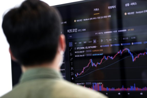 31일 오후 비트코인(BTC)과 이더리움(ETH)은 각각 4150만원, 277만원에 거래되고 있다./사진=뉴스1