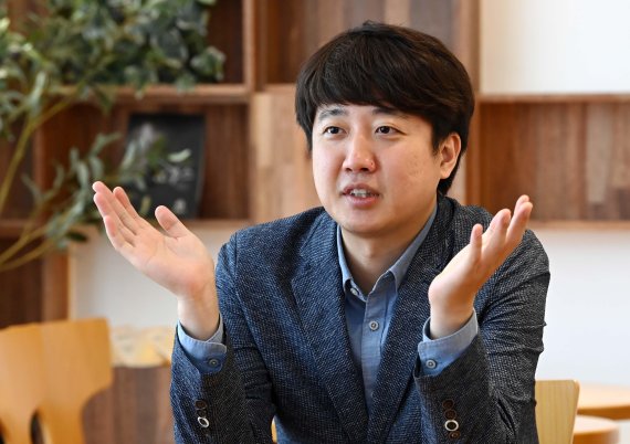 국민의힘 당대표 후보인 이준석 전 최고위원. 사진=박범준 기자