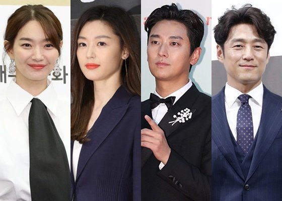 (왼쪽부터) 신민아, 전지현, 주지훈, 지진희 © 뉴스1