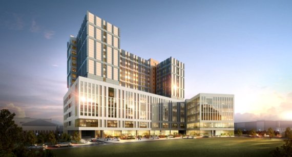 [안산 스마트허브 KDT 지식산업센터 투시도]