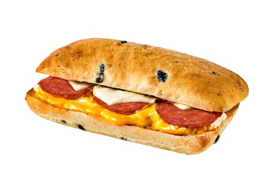 노브랜드버거 페퍼로니 샌드위치