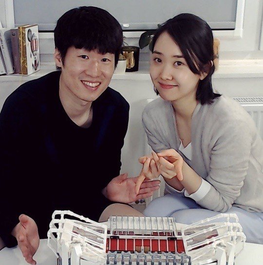 박지성과 그의 아내 김민지 전 아나운서. /사진=뉴시스