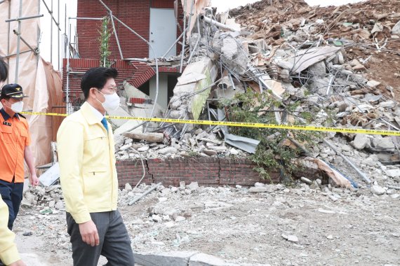 '광주 건물 붕괴 사고'에 놀란 정부...전국 철거공사 현장 점검