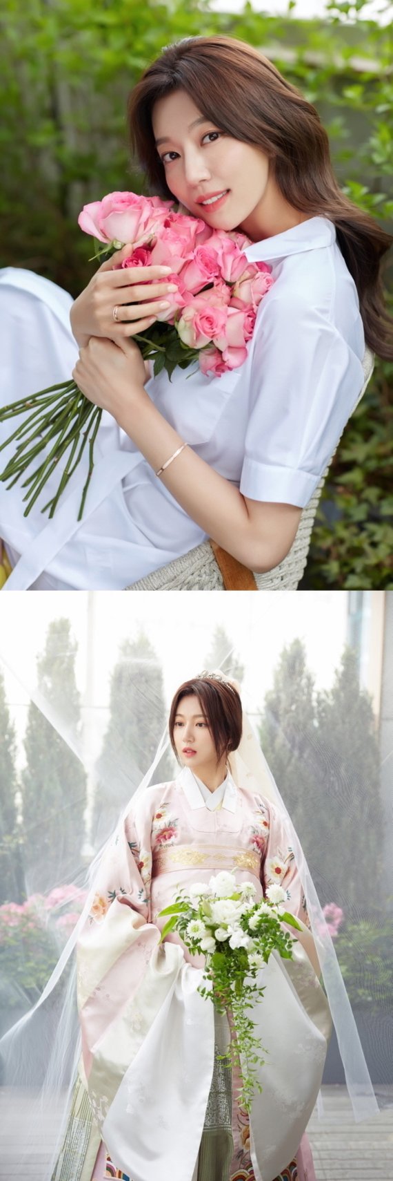 [서울=뉴시스] 배우 하연주 웨딩화보. (사진 = 스튜디오산타클로스) 2021.06.15. photo@newsis.com *재판매 및 DB 금지