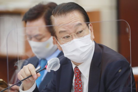 [서울=뉴시스] 김진아 기자 = 권영세 국민의힘 의원. (공동취재사진) 2020.10.22. photo@newsis.com /사진=뉴시스