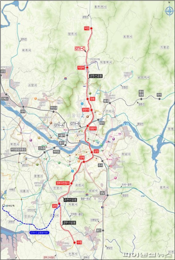 시흥시 GTX-C 우선협상대상자 선정…오이도역 연장