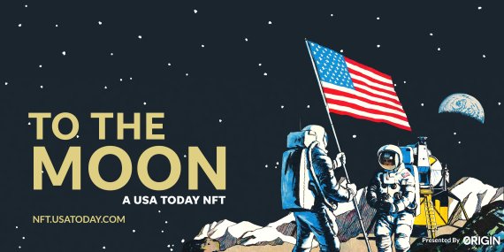 오리진프로토콜과 미국 일간지 USA투데이는 우주여행과 달탐사 기록을 담은 기록자료를 대체불가능한토큰(NFT, Non-Fungible Tokens)으로 경매한다. /사진=오리진프로토콜