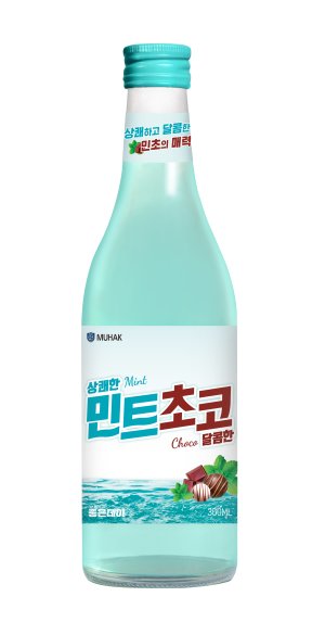 ▲좋은데이 민트초코. /사진=무학