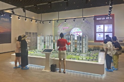 창원 롯데캐슬 센텀골드_견본주택 내부