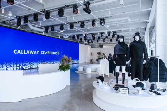 지난 1일에 새롭게 론칭한 캘러웨이골프 전시장 캘러웨이골프어패럴 제공
