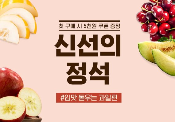 카카오톡 쇼핑하기, 제철과일 등 ‘신선의 정석’ 기획전