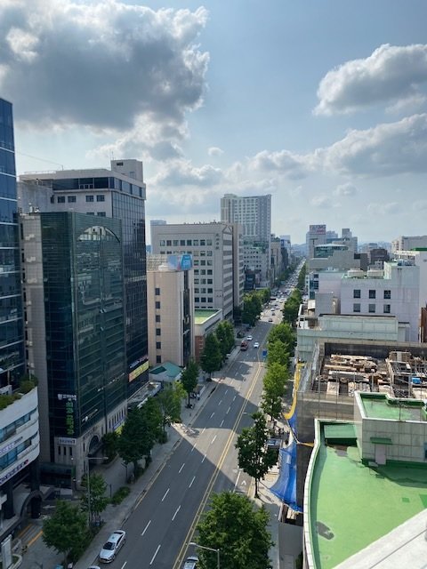 광주광역시가 도심 녹색 오아시스인 가로숲길을 시민들이 즐겨 찾는 공간으로 관리하기 위해 추진한 '걷고 싶은 가로숲길'로 선정된 동구 금남로 전경.사진=광주광역시 제공