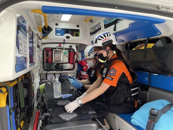 전남소방본부, 폭염속 온열질환 사고 대비 출동태세 확립