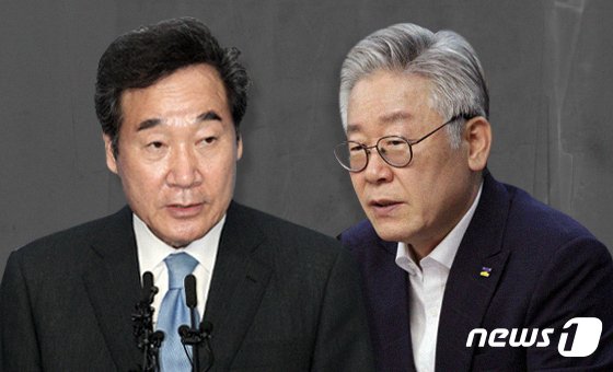 왼쪽부터 이낙연 전 더불어민주당 대표, 이재명 경기도지사.© News1 최수아 디자이너 /사진=뉴스1