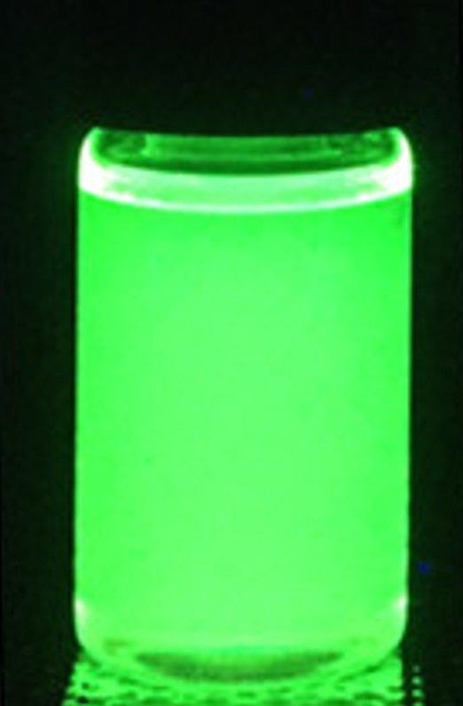 대구경북과학기술원 에너지공학과 이종수 교수팀이 높은 색재현율을 갖는 녹색발광 비카드뮴 퀀텀닷(양자점) 합성기술을 개발했다. DGIST 제공